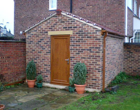 Building Brick Shed